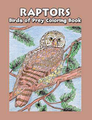 Raptors - Birds of Prey Coloring Book