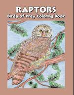Raptors - Birds of Prey Coloring Book
