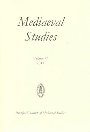 Mediaeval Studies 77 (2015)