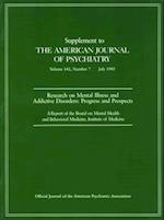 Research on Mental Illness and Addictive Disorders