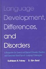 Language Development, Difference & Disorders