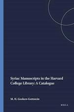Syriac Manuscripts in the Harvard College Library