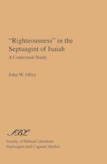 "Righteousness" in the Septuagint of Isaiah