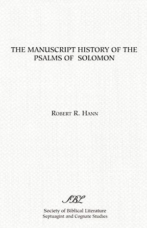 The Manuscript History of the Psalms of Solomon