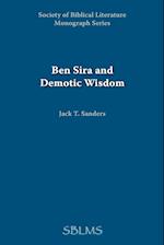 Ben Sira and Demotic Wisdom