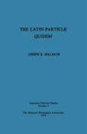 The Latin Particle Quidem