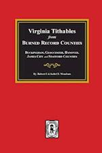 Burned Record Counties, Virginia Tithables From.