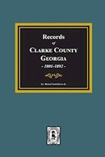 Records of Clarke County, Georgia, 1801-1819.