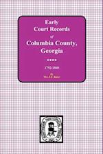 Columbia County, Georgia Early Court Records, 1792-1840