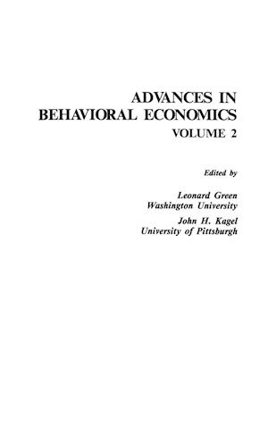 Advances in Behavioral Economics, Volume 2