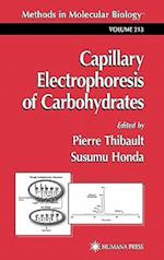 Capillary Electrophoresis of Carbohydrates