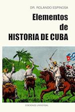 ELEMENTOS DE HISTORIA DE CUBA