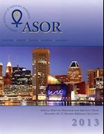 Asor Annual Meeting Program and Abstract Book 2013