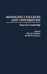 Managing Colleges and Universities