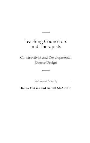 Teaching Counselors and Therapists