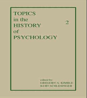 Topics in the History of Psychology