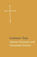 Lectionary Texts Pew Edition: Various Occasions and Occasional Services 