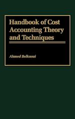 Handbook of Cost Accounting Theory and Techniques