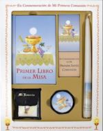 Primer Libro de la Misa (My First Eucharist) Deluxe Set [With Taper Candle, Rosary, Communion Supplies]
