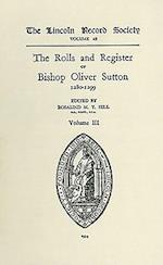 Rolls and Register of Bishop Oliver Sutton 1280-1299 [IV]