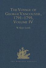 The Voyage of George Vancouver 1791-1795 vol IV