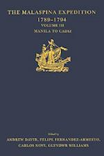 The Malaspina Expedition 1789-1794 / ... / Volume III / Manila to Cadiz