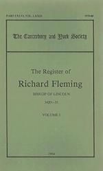The Register of Richard Fleming, Bishop of Lincoln, 1420-31, I