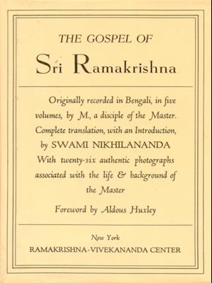 Gospel of Sri Ramakrishna