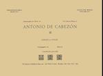 Cw 4 Antonio de Cabezón (1510-1566), Collected Works. Vol. 3. Versos Y Fugas. Edited by Charles Jacobs.