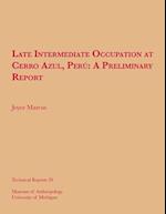 Late Intermediate Occupation at Cerro Azul, Perú, a Preliminary Report, 20