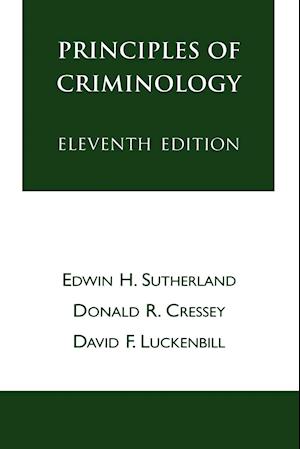 Principles of Criminology