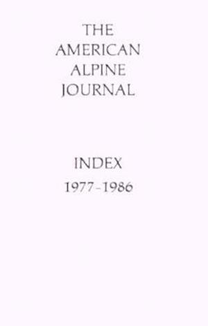 American Alpine Journal Index