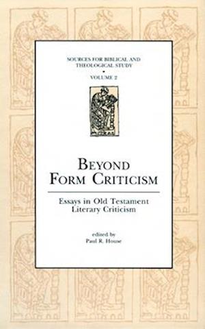 Beyond Form Criticism