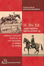 H. DV. 12 German Cavalry Manual