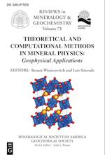 Theoretical and Computational Methods in Mineral Physics