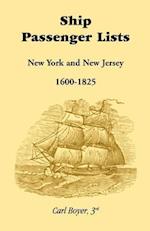 Ship Passenger Lists, New York and New Jersey (1600-1825)