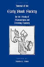 Journal of the Early Book Society, Volume Eleven