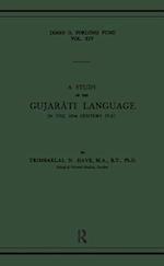 A Study of the Gujarati Language in the XVth Century