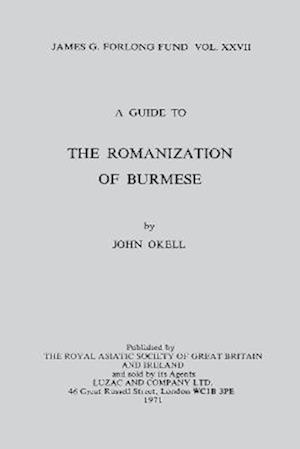 A Guide to the Romanization of Burmese