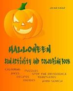 Halloween Fun Activity and Colouring Book