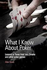 What I Know about Poker