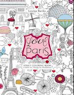 Love Paris Adult Coloring Book