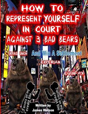 How to Represent Yourself in Court Against 3 Bad Bears and Win a Settlement
