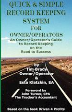 Quick & Simple Record Keeping for Owner/Operators