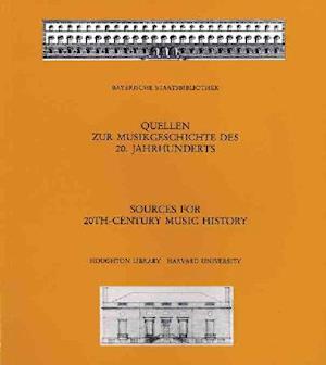 Sources for 20th-Century Music History