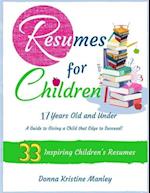 Resumes for Children - 17 Years Old and Under