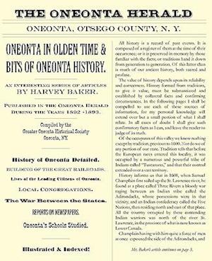 Oneonta in Olden Time & Bits of Oneonta History