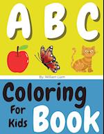 English Alphabet Letters Coloring Book For Kids 