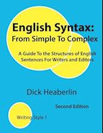 English Syntax, From Simple to Complex, Second Edition 