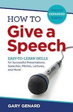 How to Give a Speech